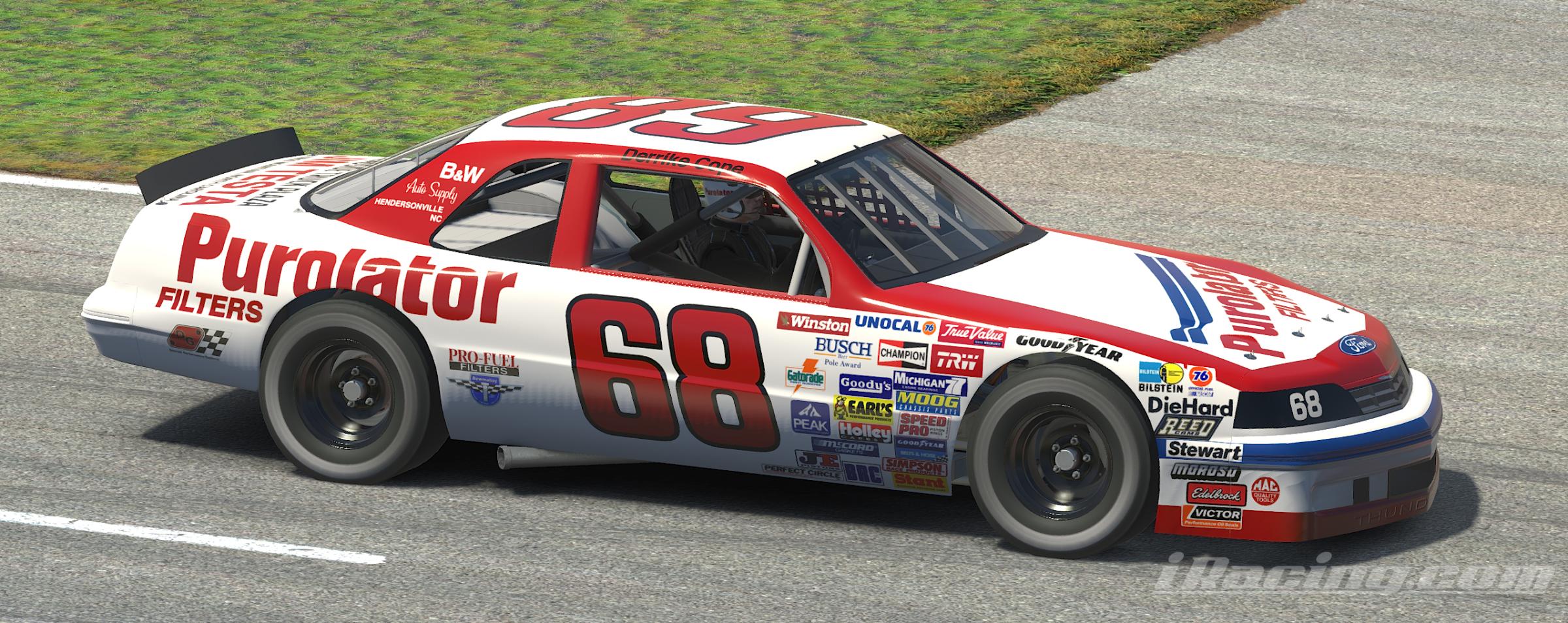 Preview of 1988 #68 Derrike Cope Purolator Ford - Winston Cup by William Goshen