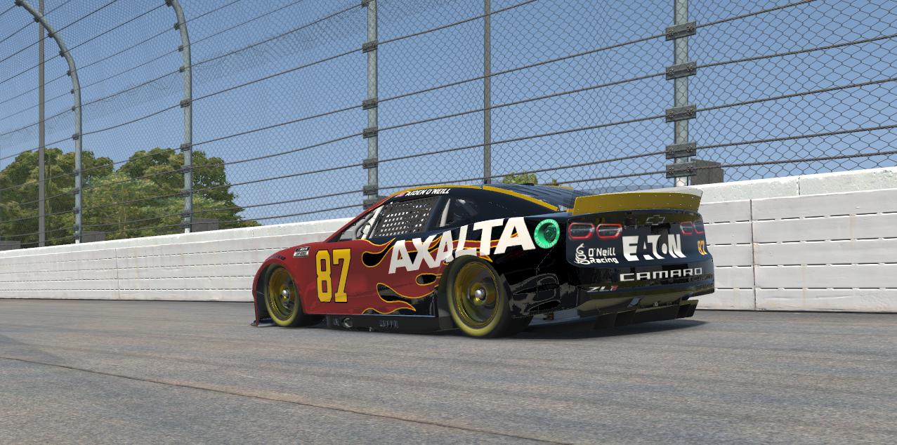 #87 Flames Black by Aiden O'Neill - Trading Paints