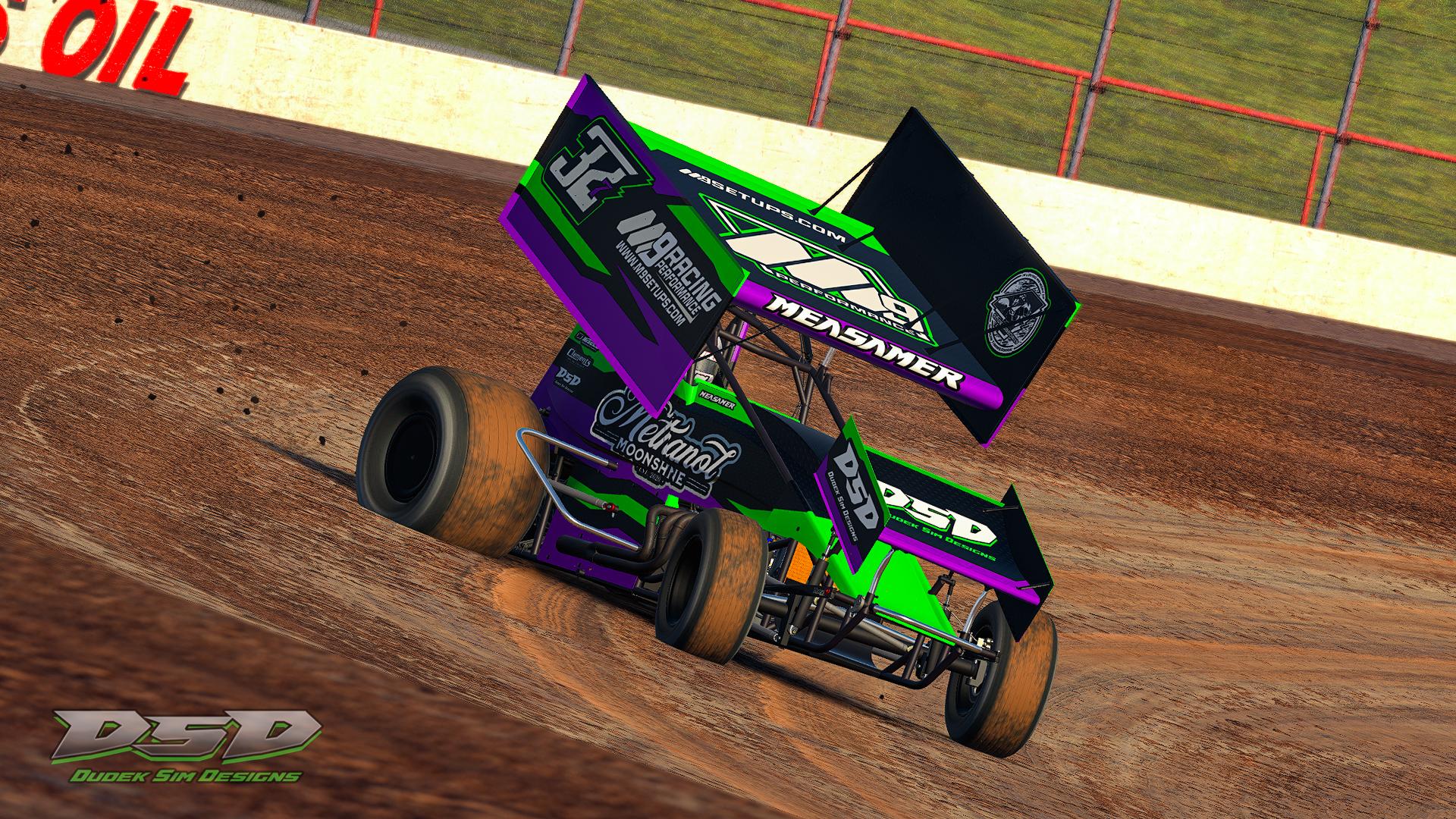 Pimar Racing Design Timmy Measamer Winged Sprint Car by Connor Dudek - Trading Paints