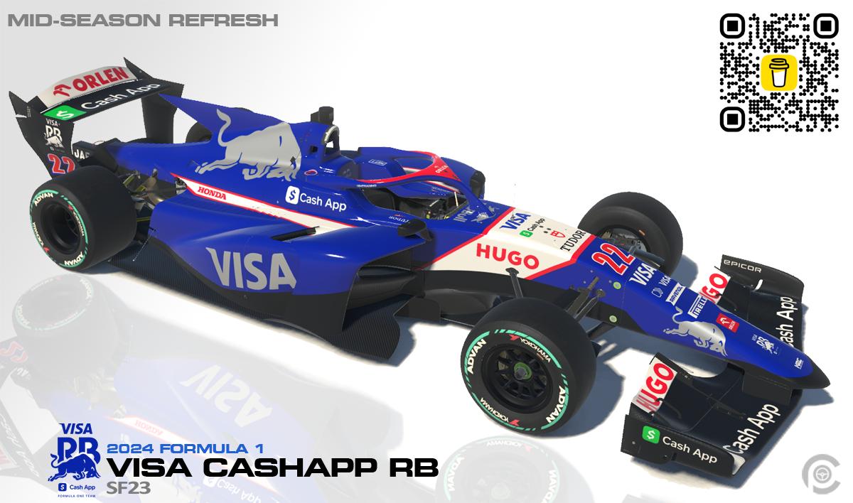 Preview of 2024 Visa Cashapp RB for SF23 by Paul R Chaloner
