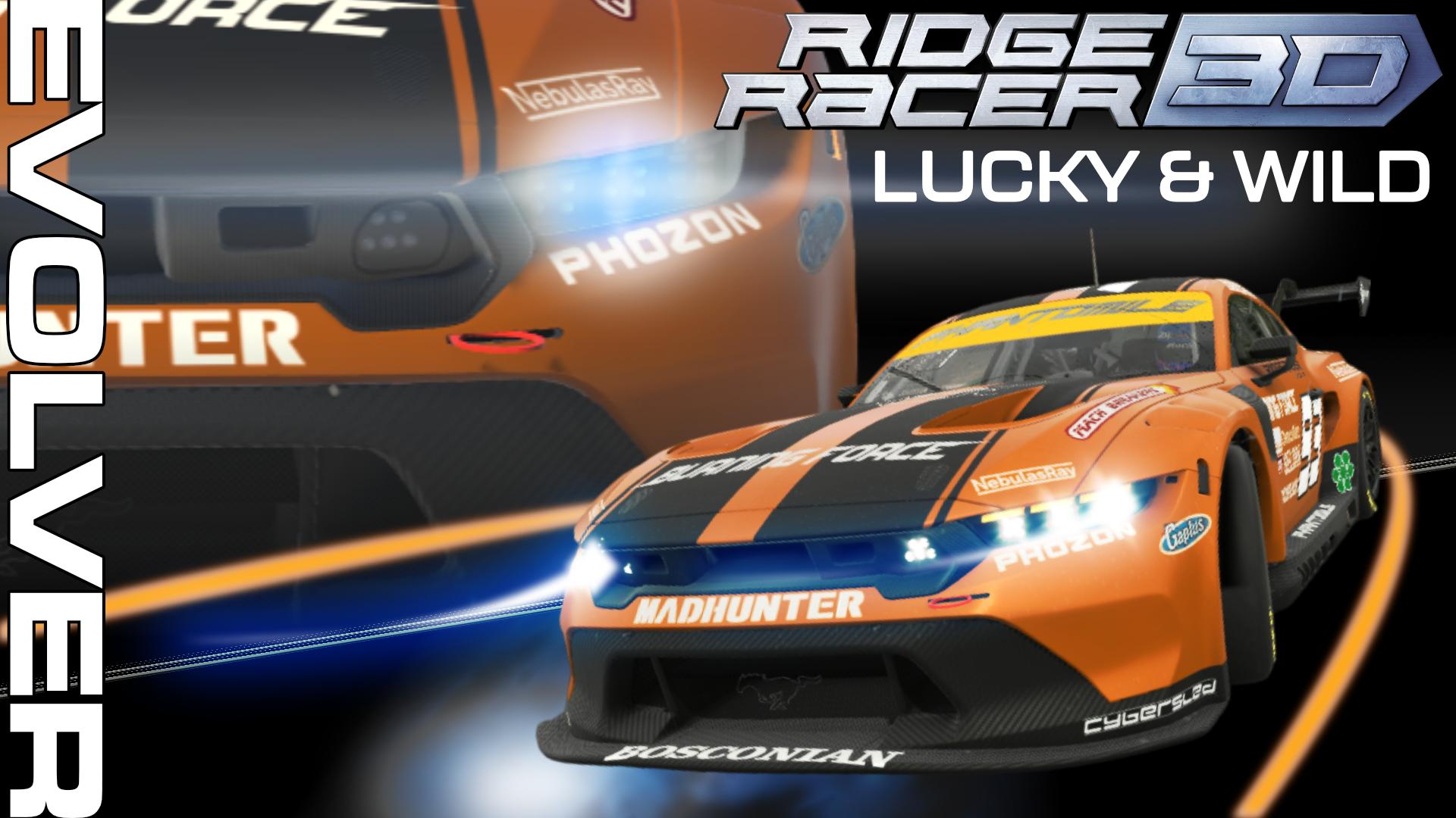 Preview of RIDGE RACER 3D Lucky & Wild Evolver Mustang GT3 by Zenith A.