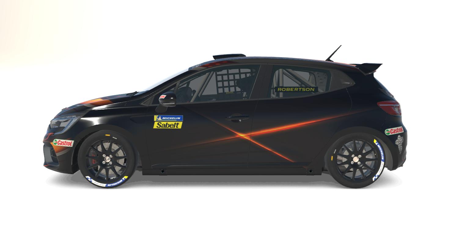 Preview of Renault Clio Orange n black Livery by Guy Robertson