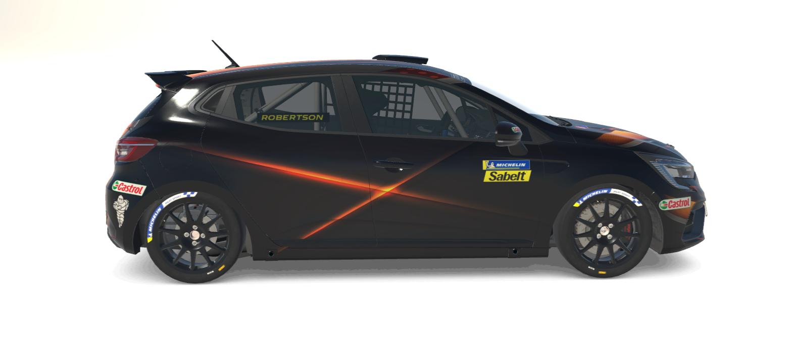 Preview of Renault Clio Orange n black Livery by Guy Robertson