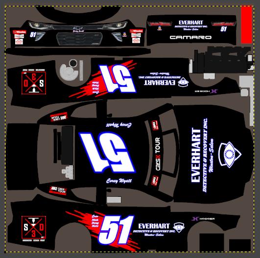 Preview of Corey Wyatt Throwback Super Late Model by Brant Mickel