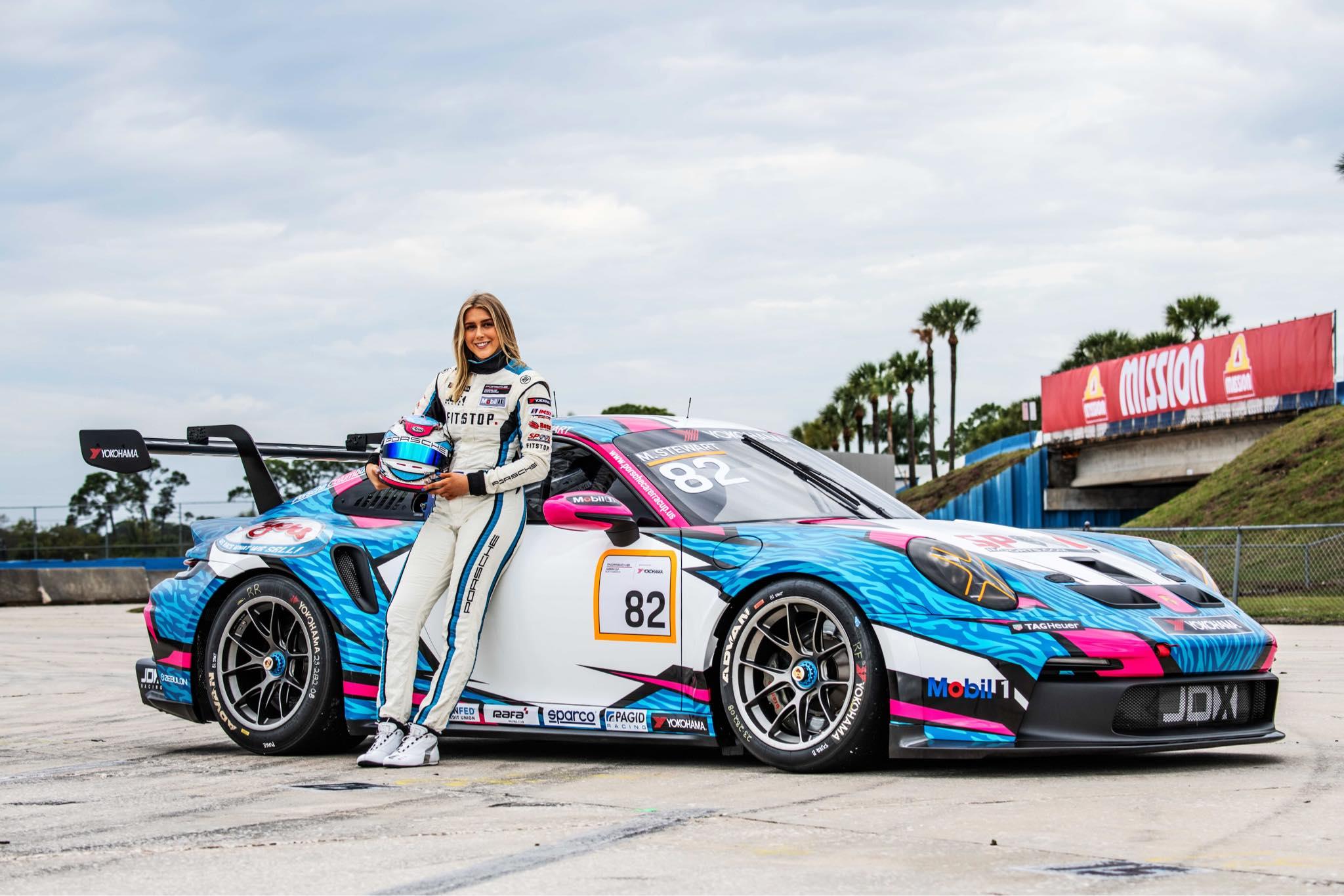 Preview of Madeline Stewart #82 - Porsche Carerra Cup North America 2024 by Max Henry
