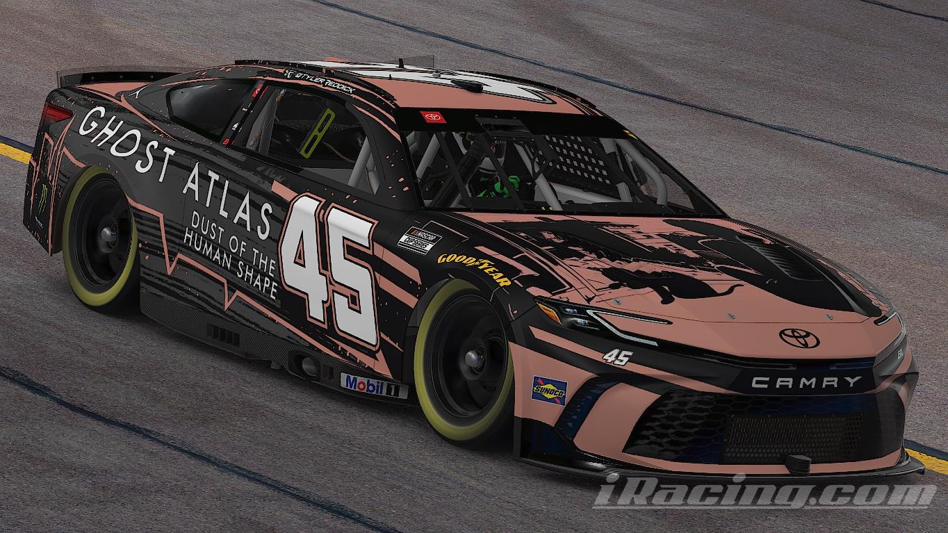 Preview of #45 Tyler Reddick Ghost Atlas concept by Caleb G.