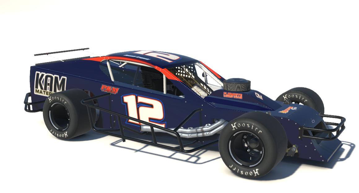 Preview of Dennis Krupski #12 2023 602 Crate Modified Riverhead Raceway by Tim Dayton