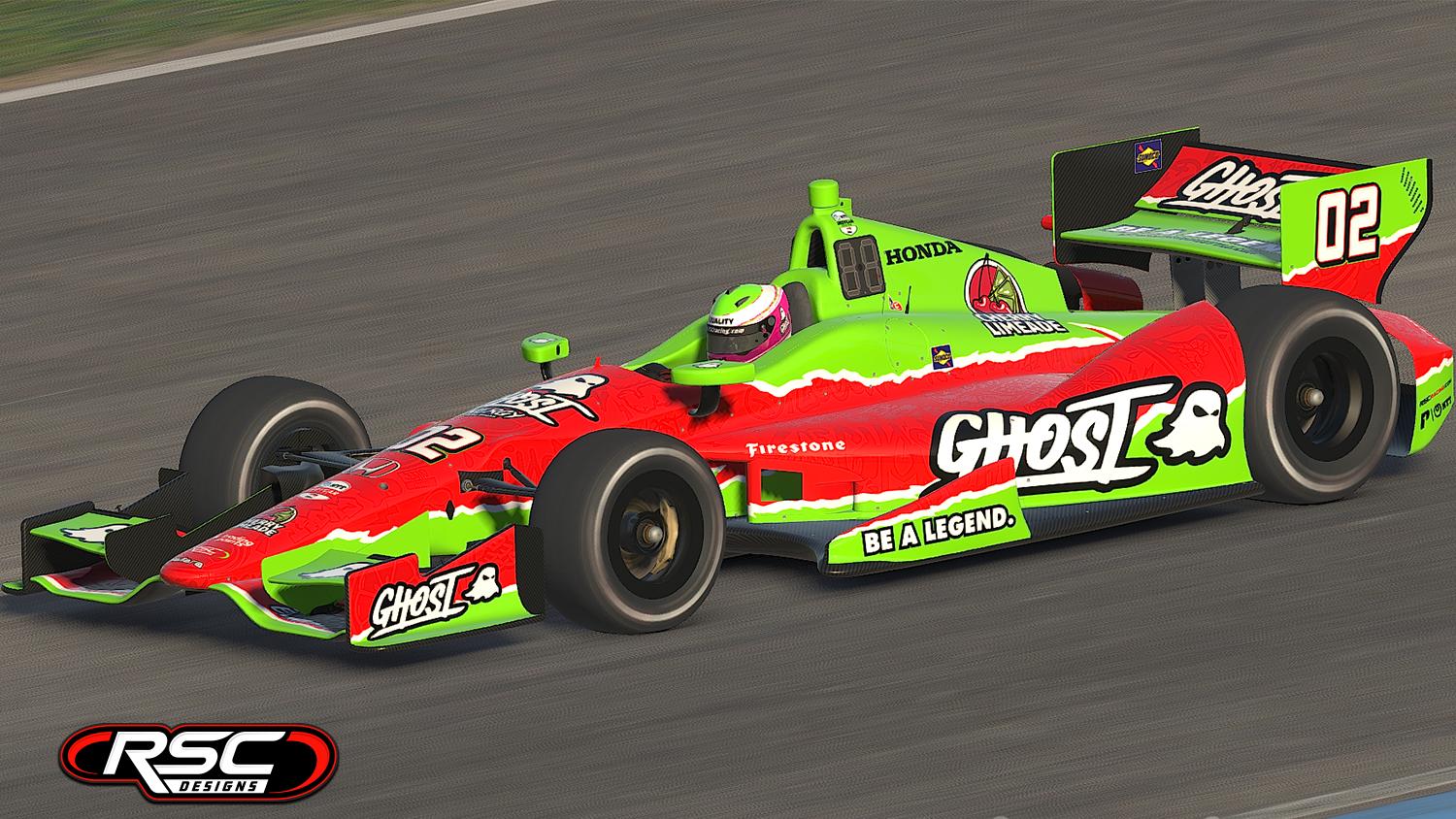 Preview of Ghost Energy Cherry Limeade - Dallara DW12 by Jason K.