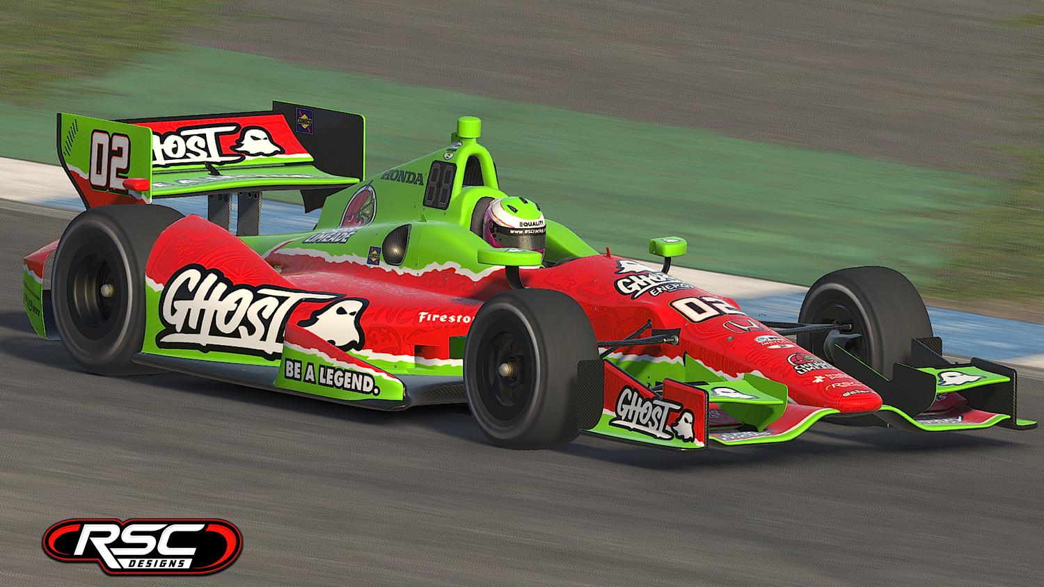 Preview of Ghost Energy Cherry Limeade - Dallara DW12 by Jason K.