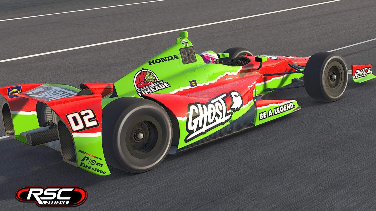 Preview of Ghost Energy Cherry Limeade - Dallara DW12 by Jason K.