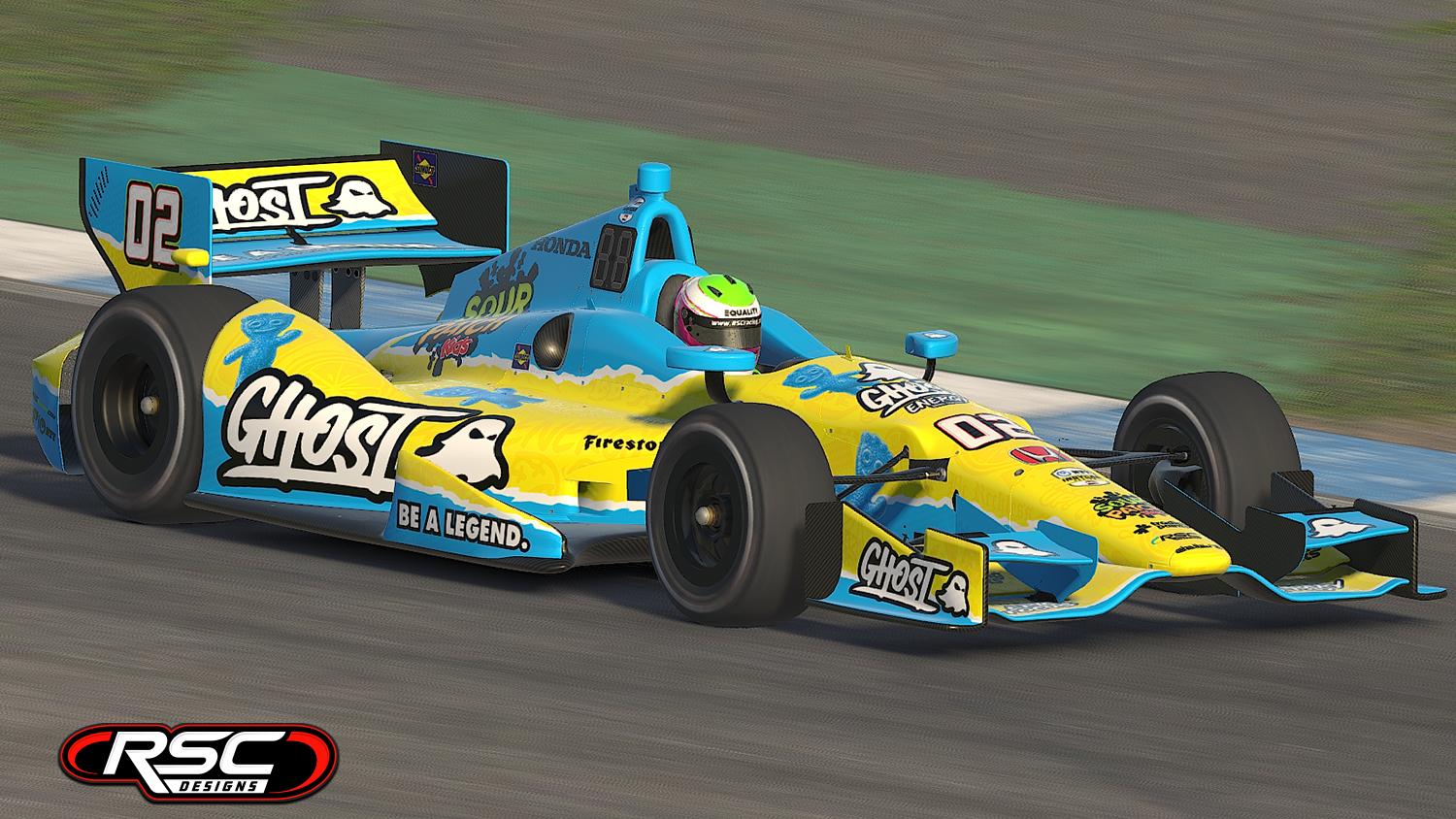 Preview of Ghost Energy Sour Patch Blue Raspberry - Dallara DW12 by Jason K.