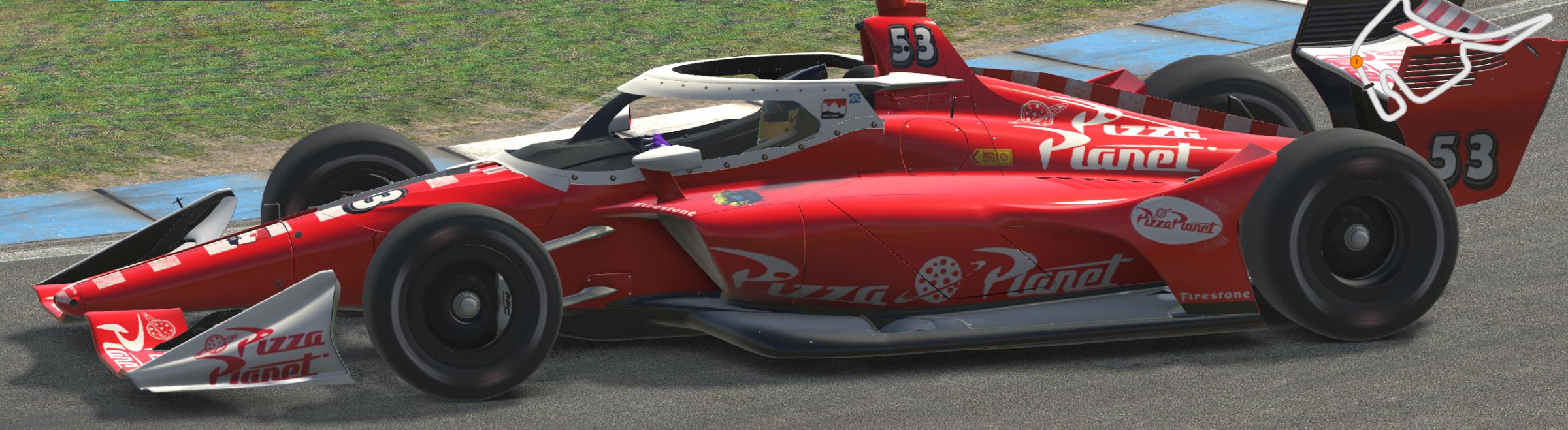 Preview of Pizza Planet IndyCar by Nick Russell