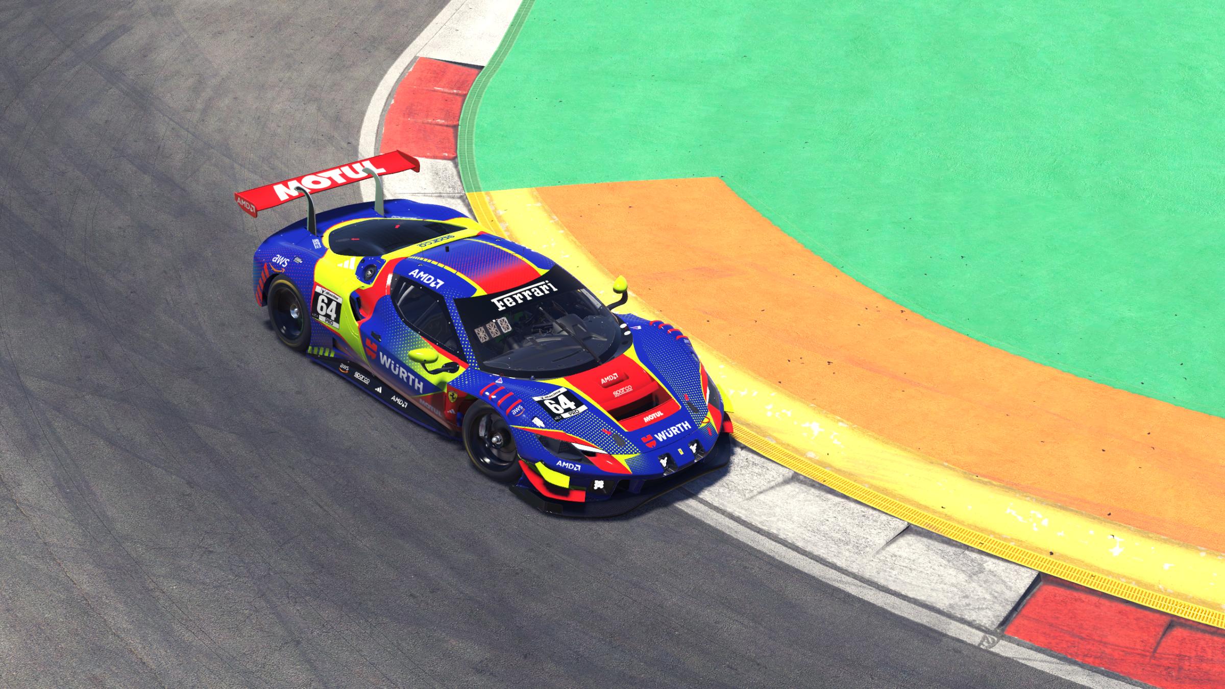 Preview of Ferrari 296 GT3 - WURTH by Ignas V.