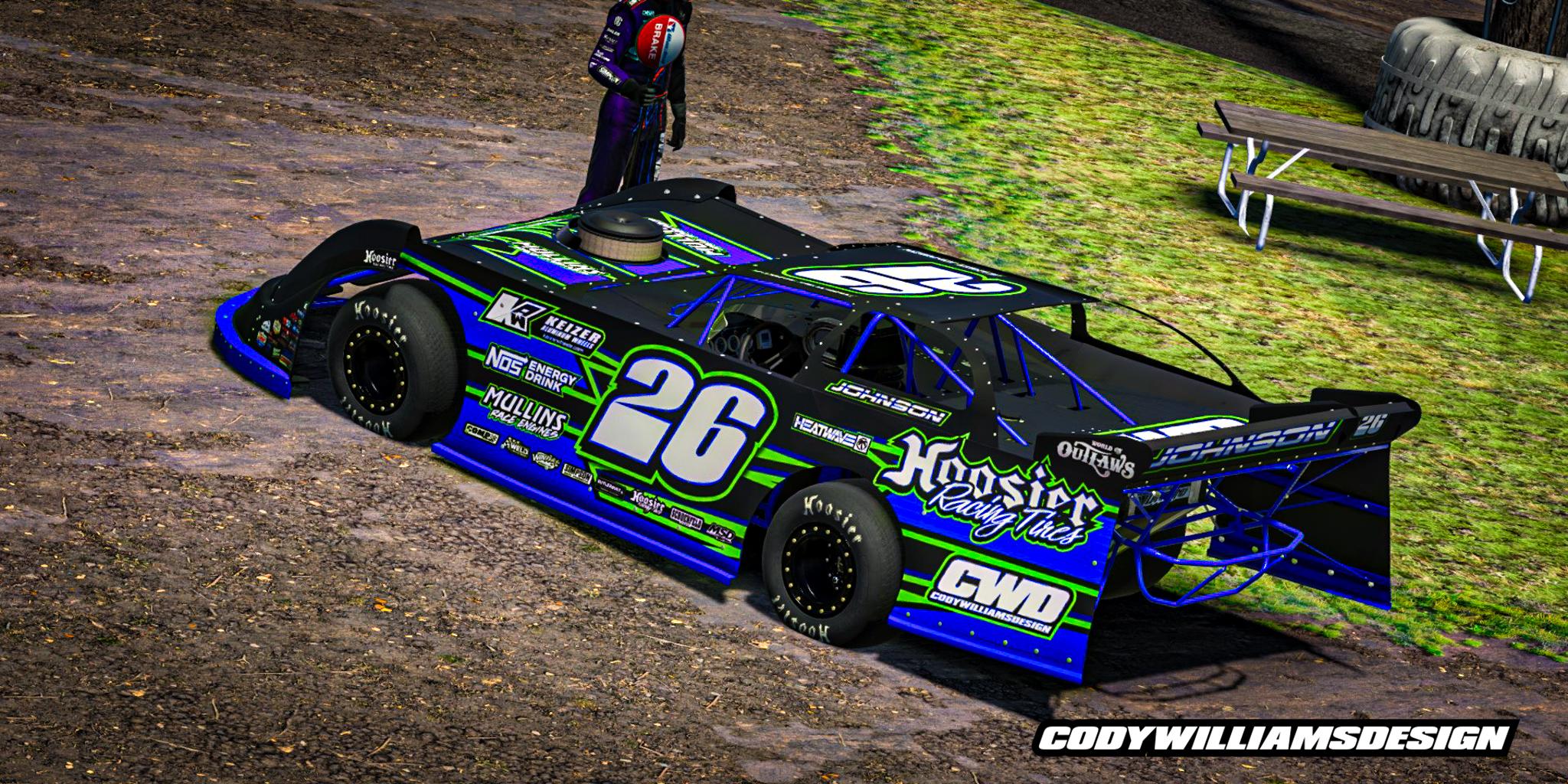 Jeared Johnson Dirt Late Model! by Cody G Williams - Trading Paints