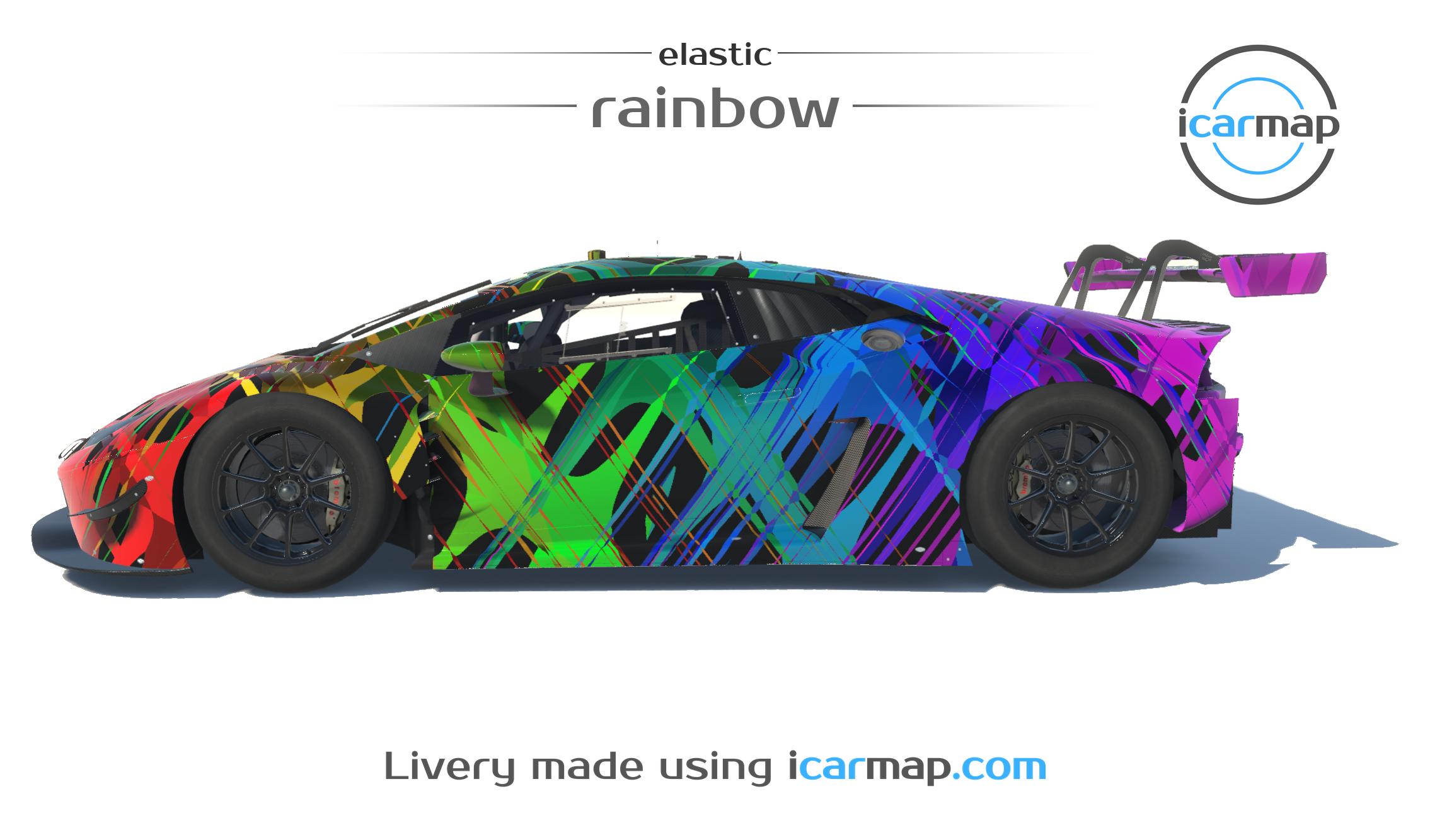 Preview of Elastic - Rainbow (Lamborghini Huracan GT3 EVO) by Will M.