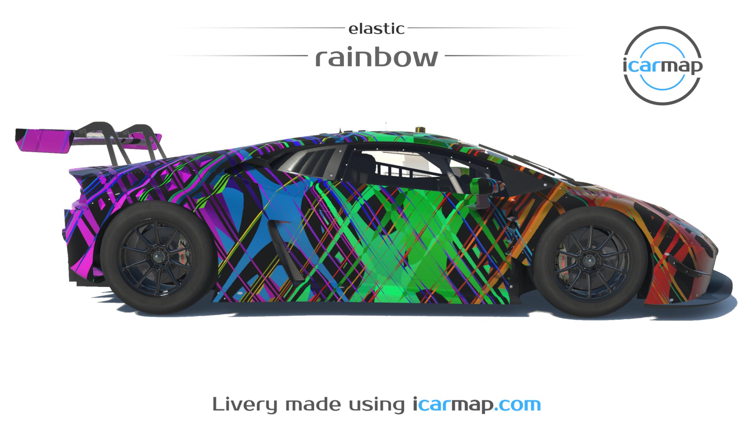 Preview of Elastic - Rainbow (Lamborghini Huracan GT3 EVO) by Will M.