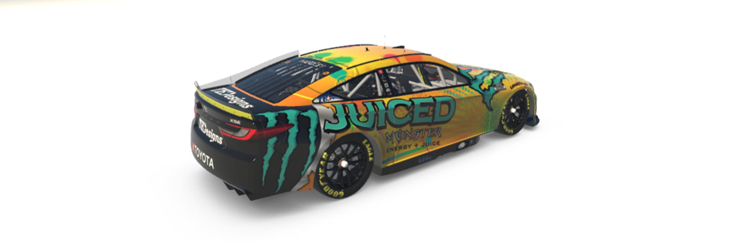 SimStamp - Tyler Reddick - 23XI - JUICE Monster Energy + Juice