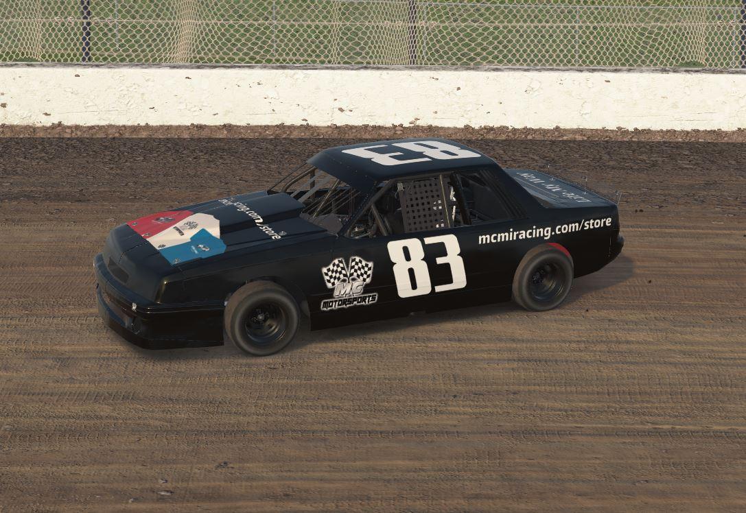 Preview of #83 MCM iRacing Store Dirt Mini Stock by Marty Cmejla