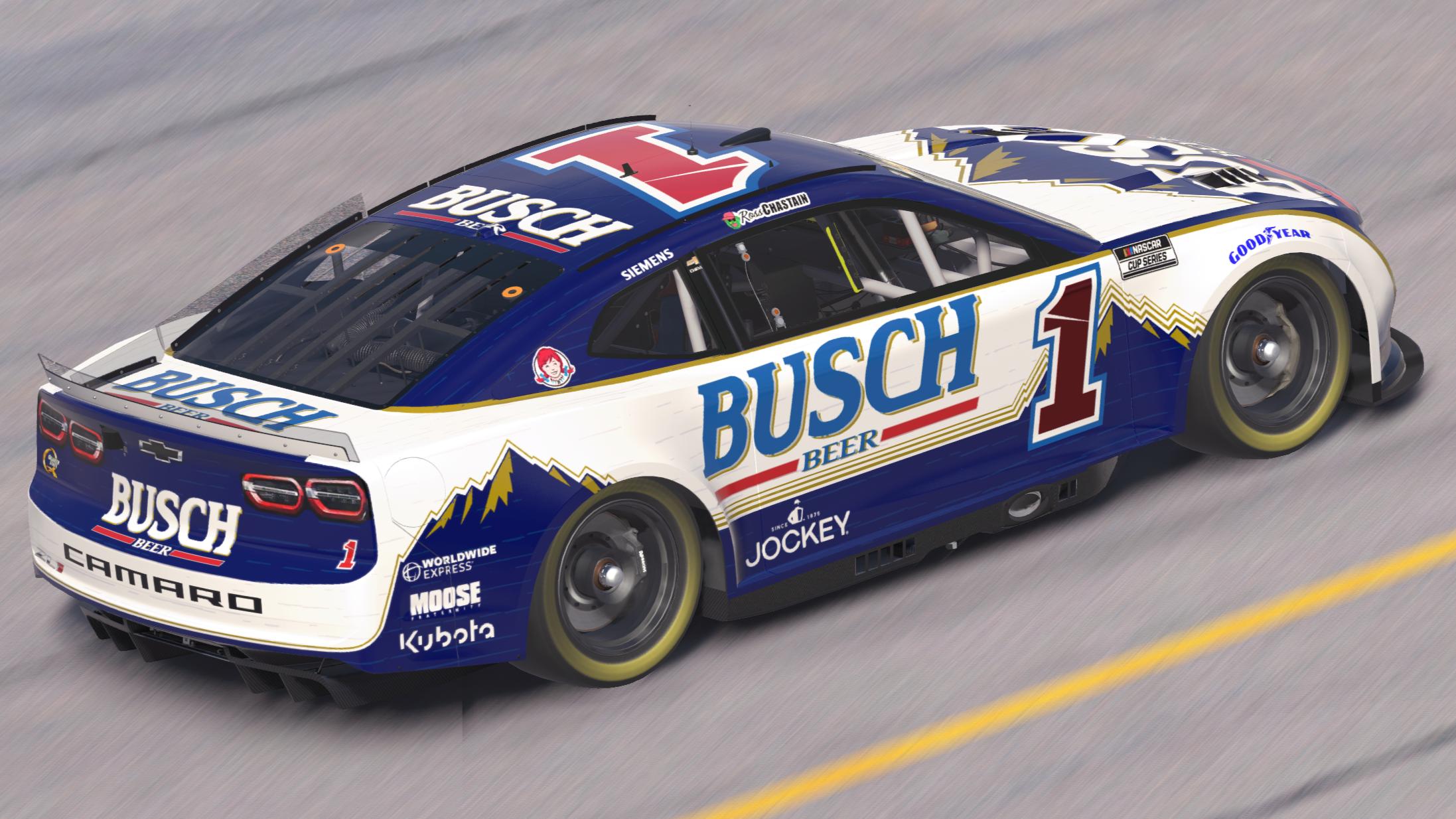 Preview of Ross Chastain Trackhouse Racing Busch Beer Retro by Mick J.