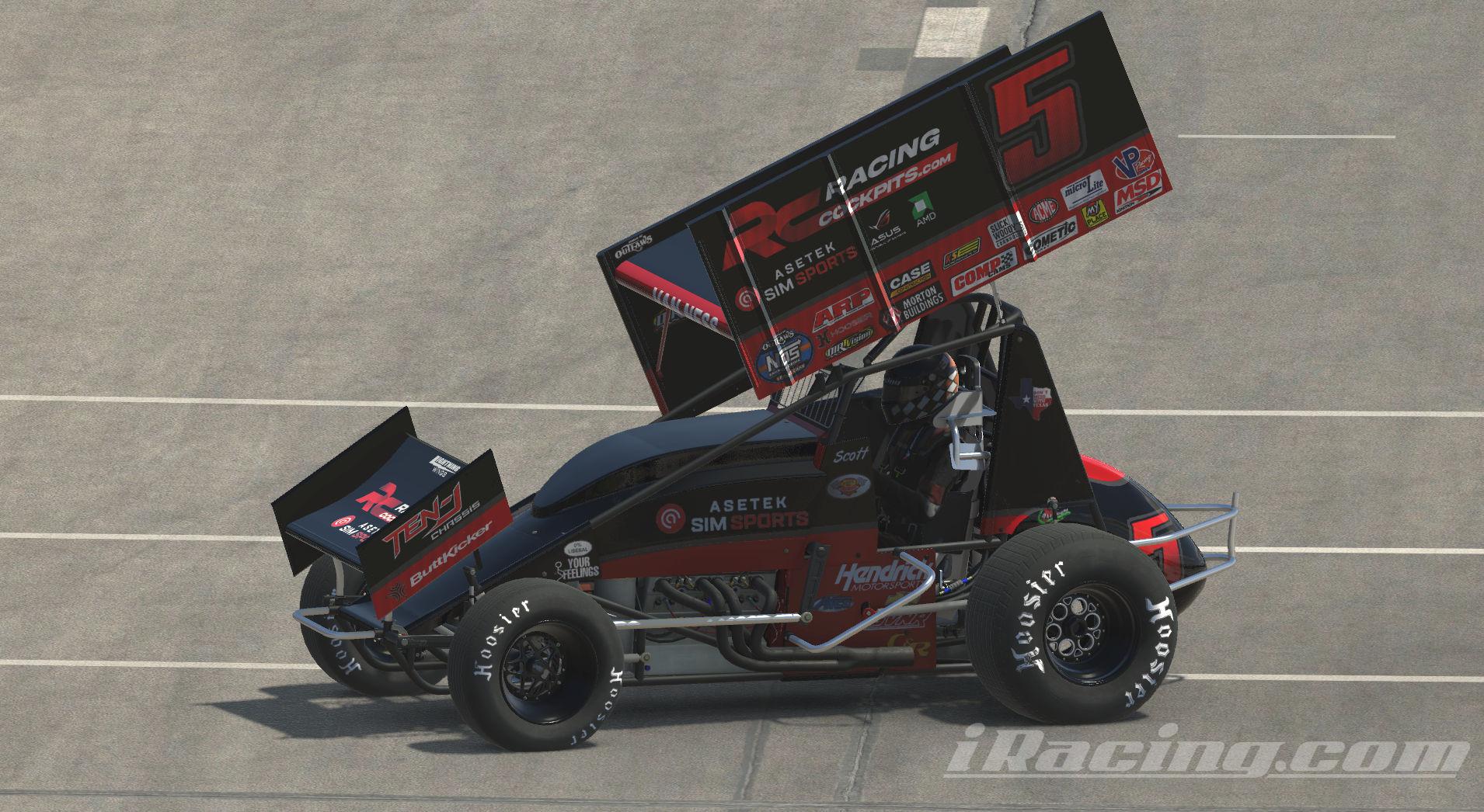 Preview of #5 RACING COCKPIT Dirt Sprint Car by Scott Van Ness