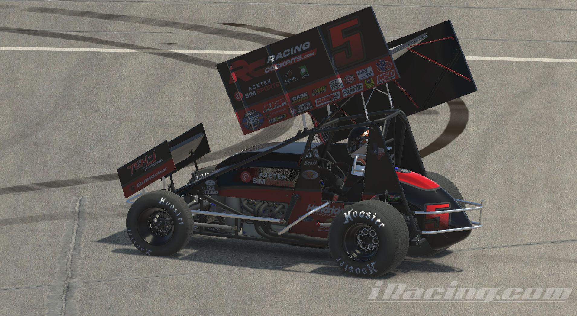 Preview of #5 RACING COCKPIT Dirt Sprint Car by Scott Van Ness