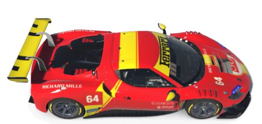 Preview of Ferrari LMDH Remake for the Ferrari Fans by Travis Fetterolf