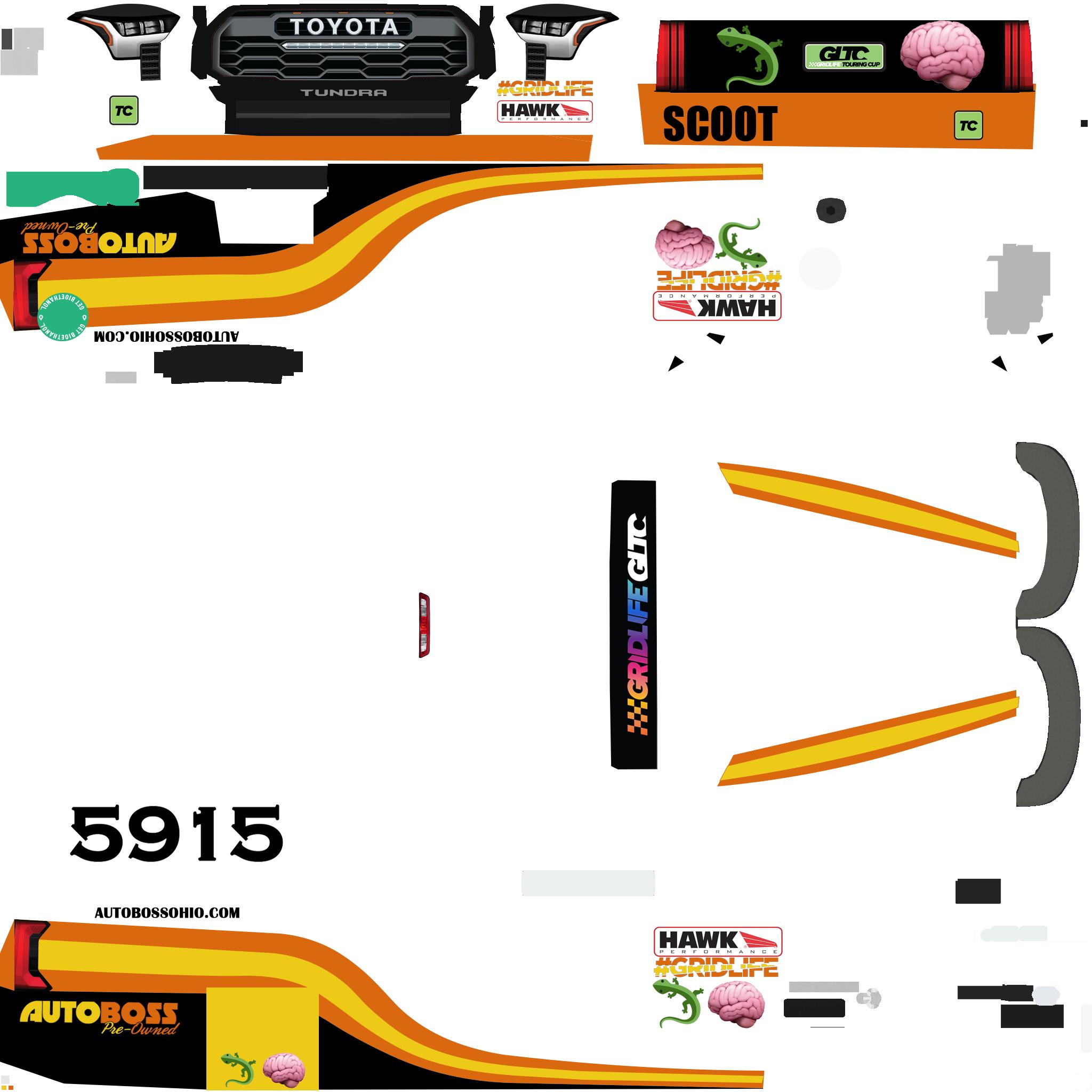 Preview of Toyota Tundra Truck 2022 GLTC Autoboss KMiata Replica Skippy by Mitchell Marhefka