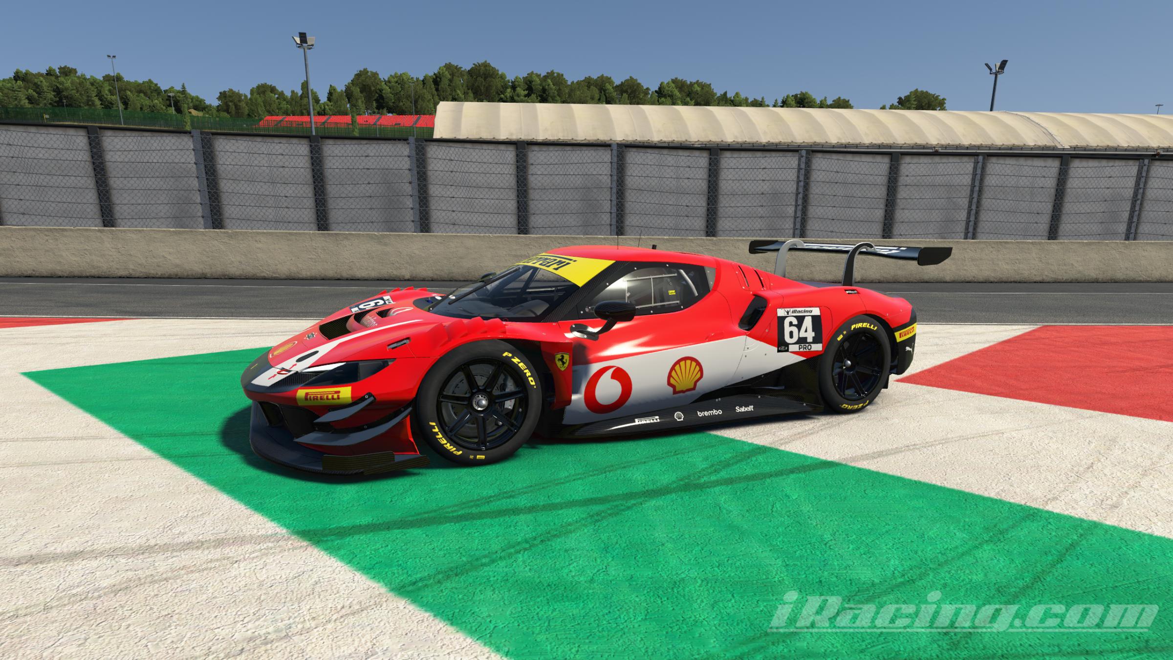 Preview of Vodafone Shell Ferrari 296 GT3 by David Silva14
