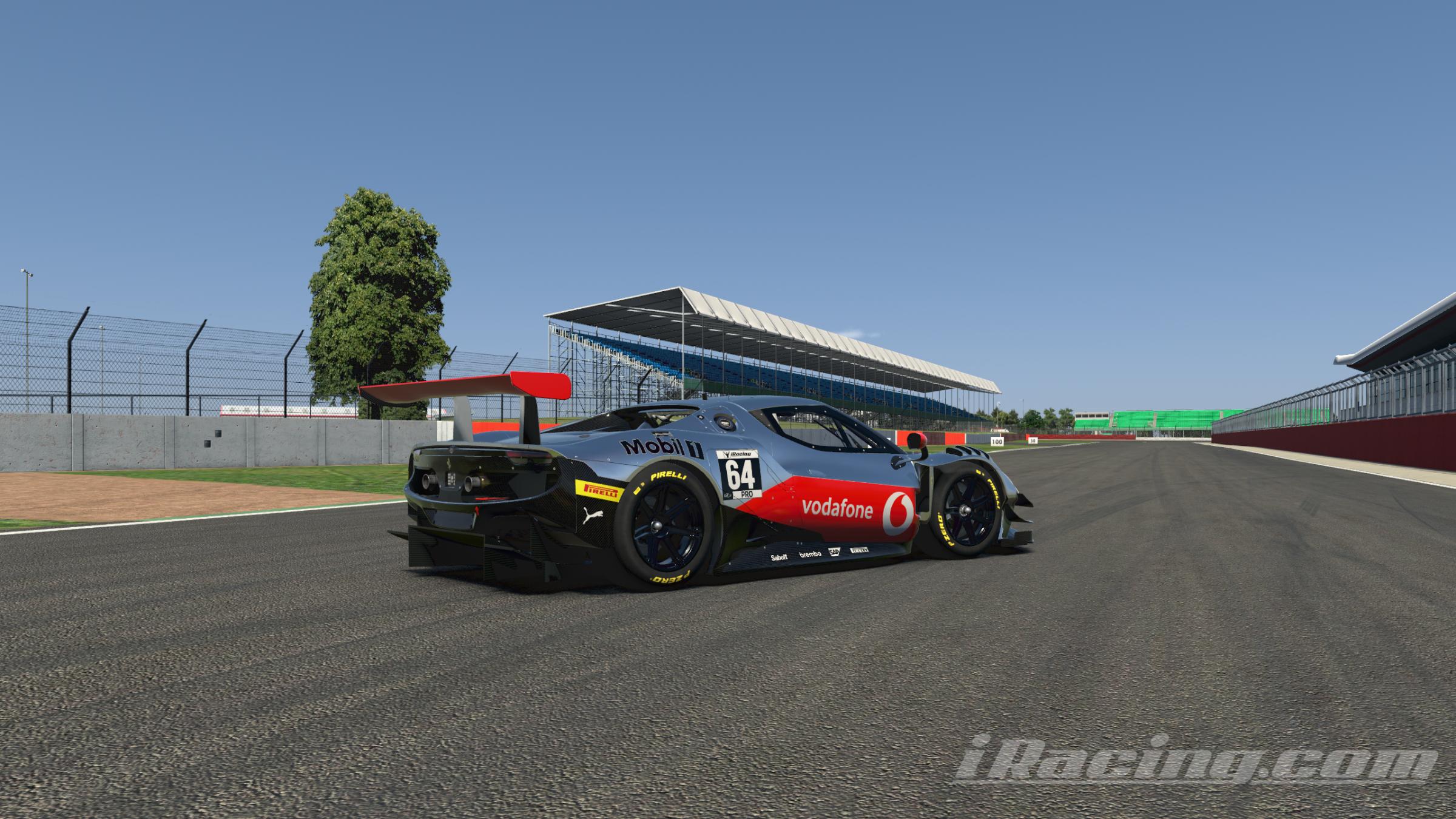 Vodafone Ferrari 296 GT3 by David Silva14 - Trading Paints