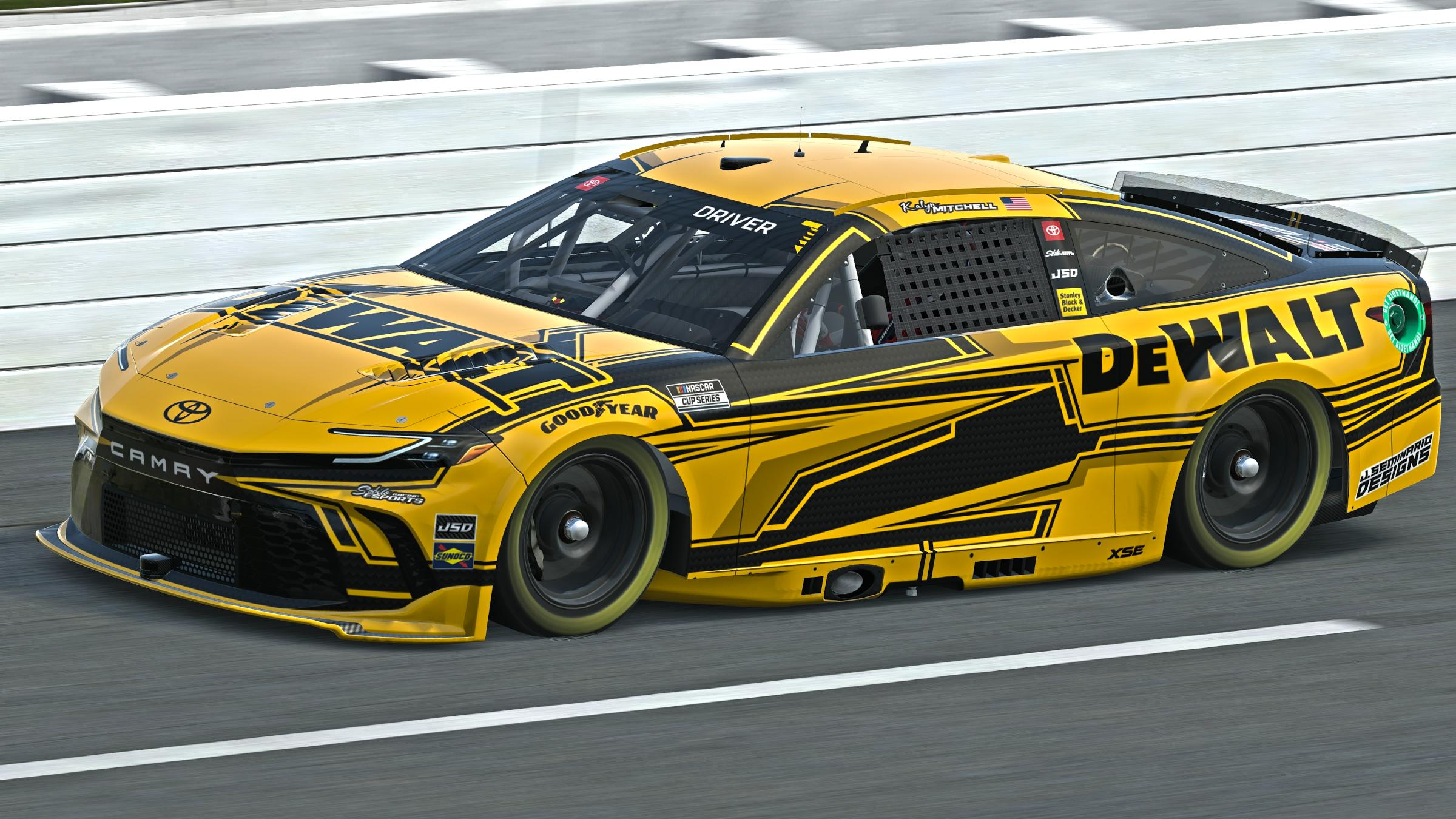 Preview of Kalyn Mitchell 2024 SRE Dewalt Toyota Cup Car by Keegan Sobilo
