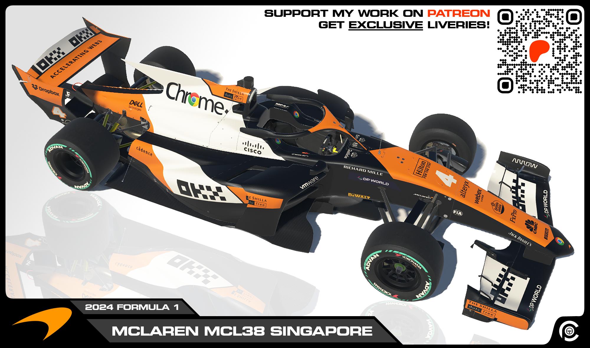 Preview of 2024 McLaren MCL38 Singapore by Paul R Chaloner