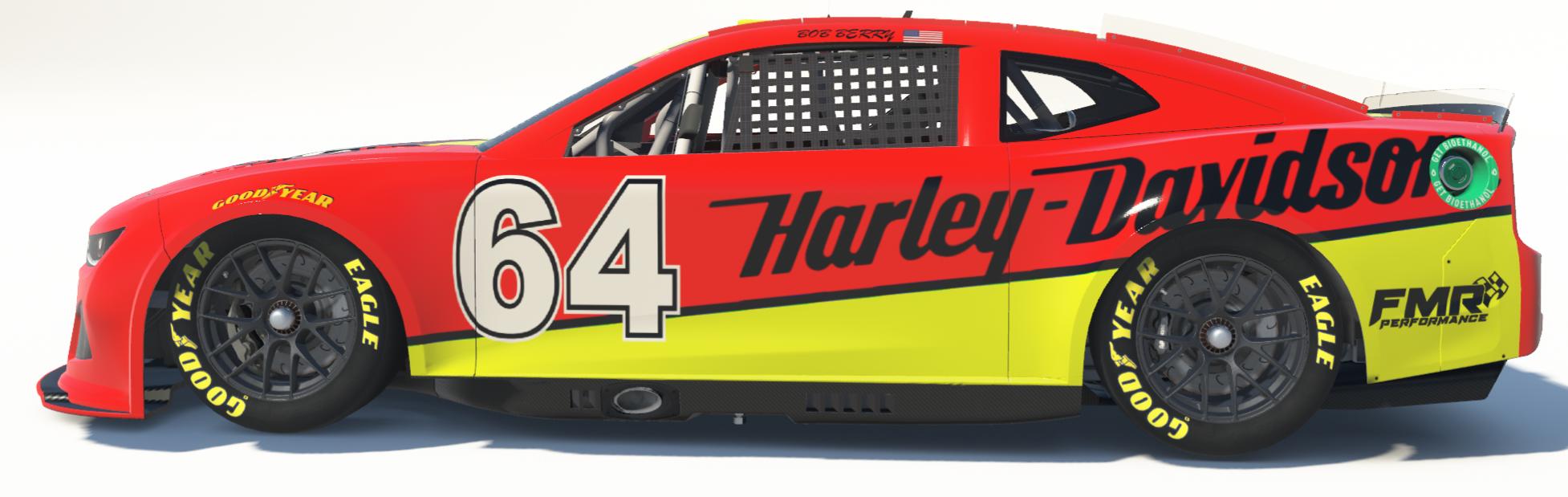 Preview of Harley Davidson Chevy - #75 Bob Berry (Sim Stamped) by Marshall Crocker Jr