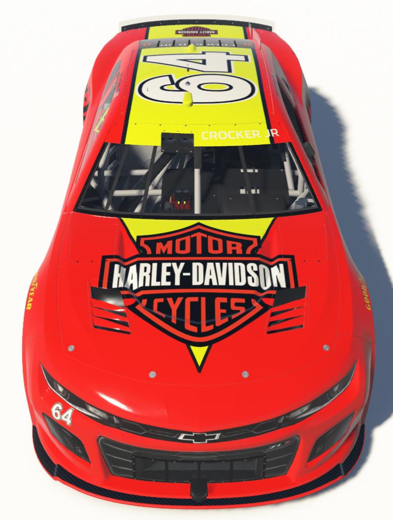 Preview of Harley Davidson Chevy - #75 Bob Berry (Sim Stamped) by Marshall Crocker Jr