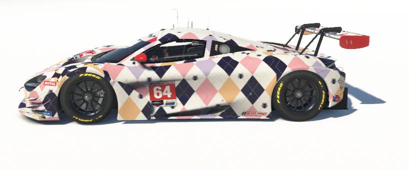 Preview of McLaren 720s EVO GT3 Argyle livery by Guy Robertson