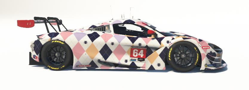 Preview of McLaren 720s EVO GT3 Argyle livery by Guy Robertson