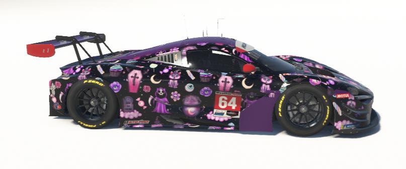 Preview of McLaren 720s EVO GT3 Haloween Purple by Guy Robertson