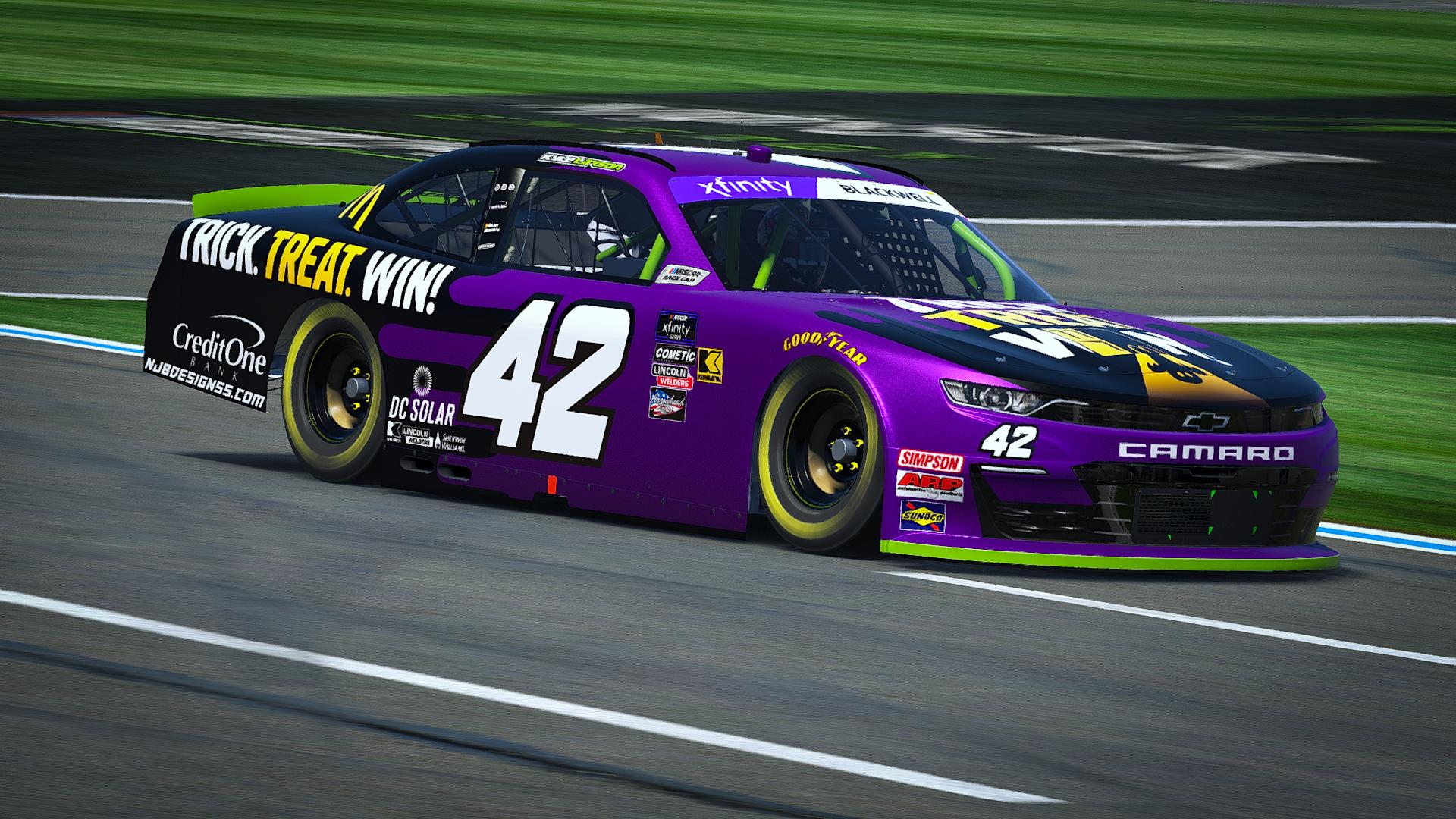 Preview of 2018 Kyle Larson Trick. Treat. Win! Halloween Mcdonalds Camaro Cust Num by Noah B.