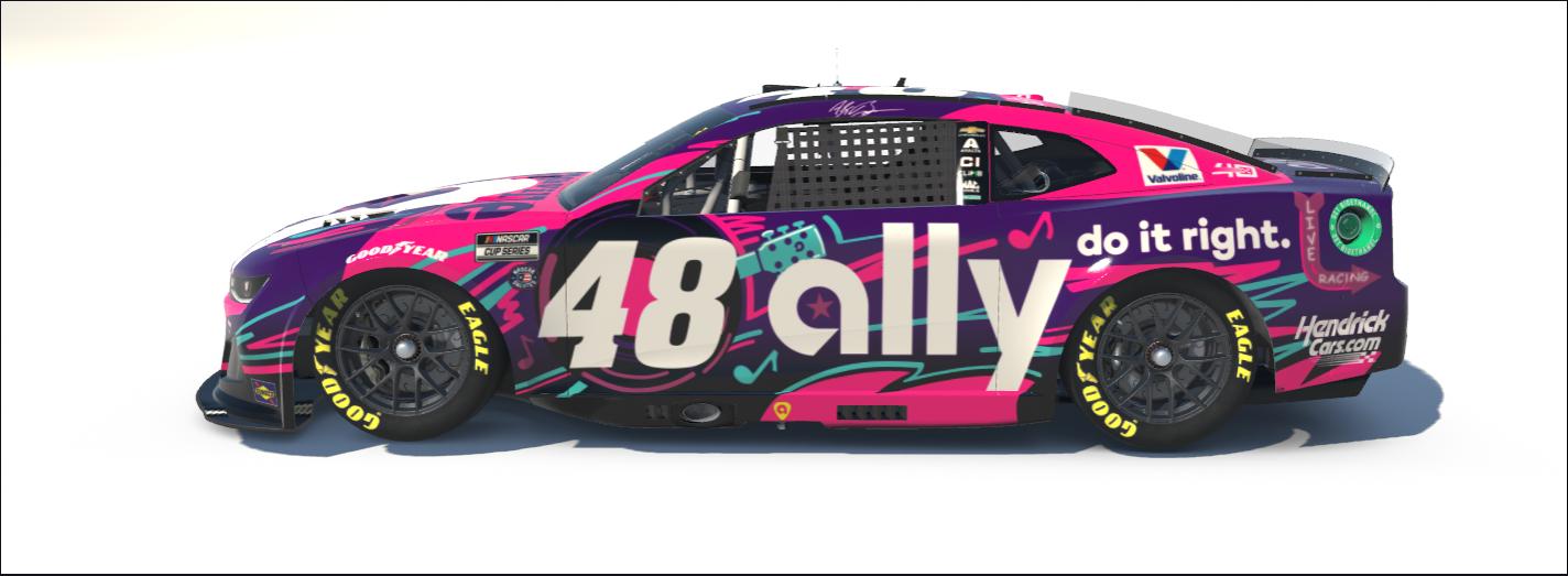 Preview of Alex Bowman 2024 Ally Nashville (Custom #) by Gary P.