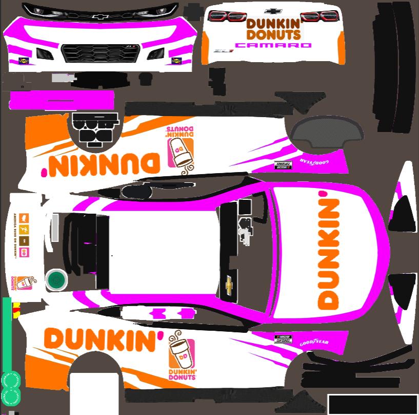 Preview of Dunkin Donuts Paint Next Gen Camaro by John Kierce