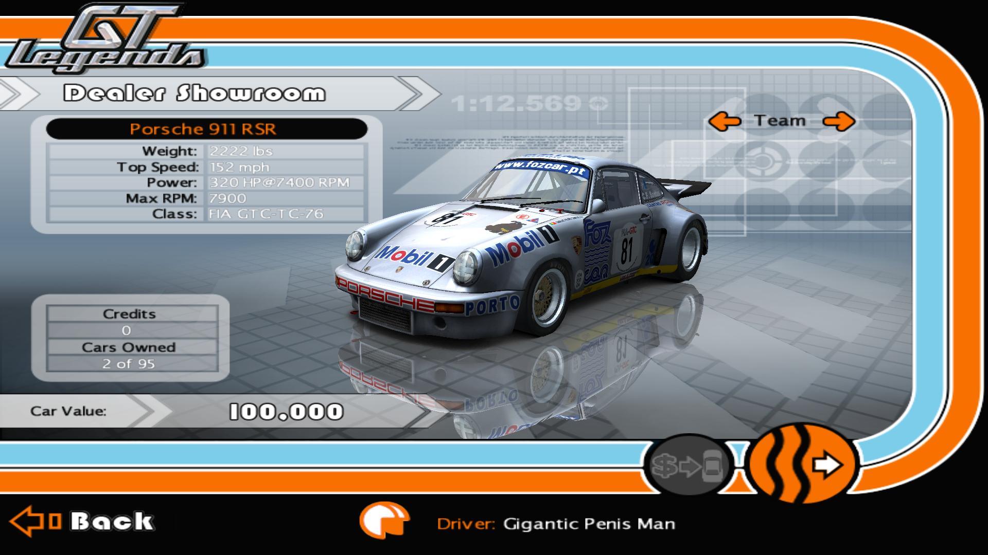 Preview of GT Legends - #81 Fozcar 911 RSR by Aidan M.