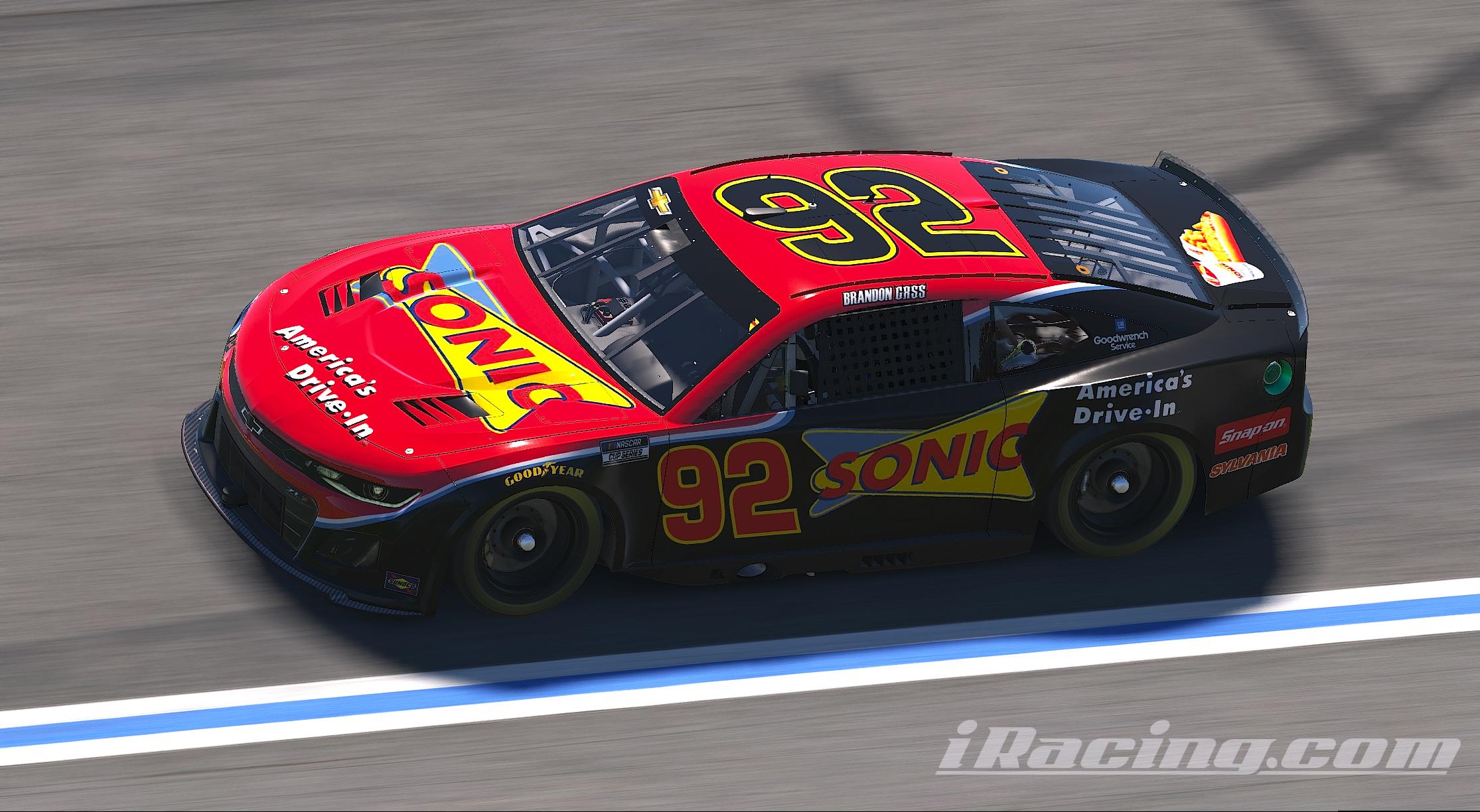 Preview of Busch Series Throwback: Kevin Harvick "Sonic" Personal Paint by Brandon G.