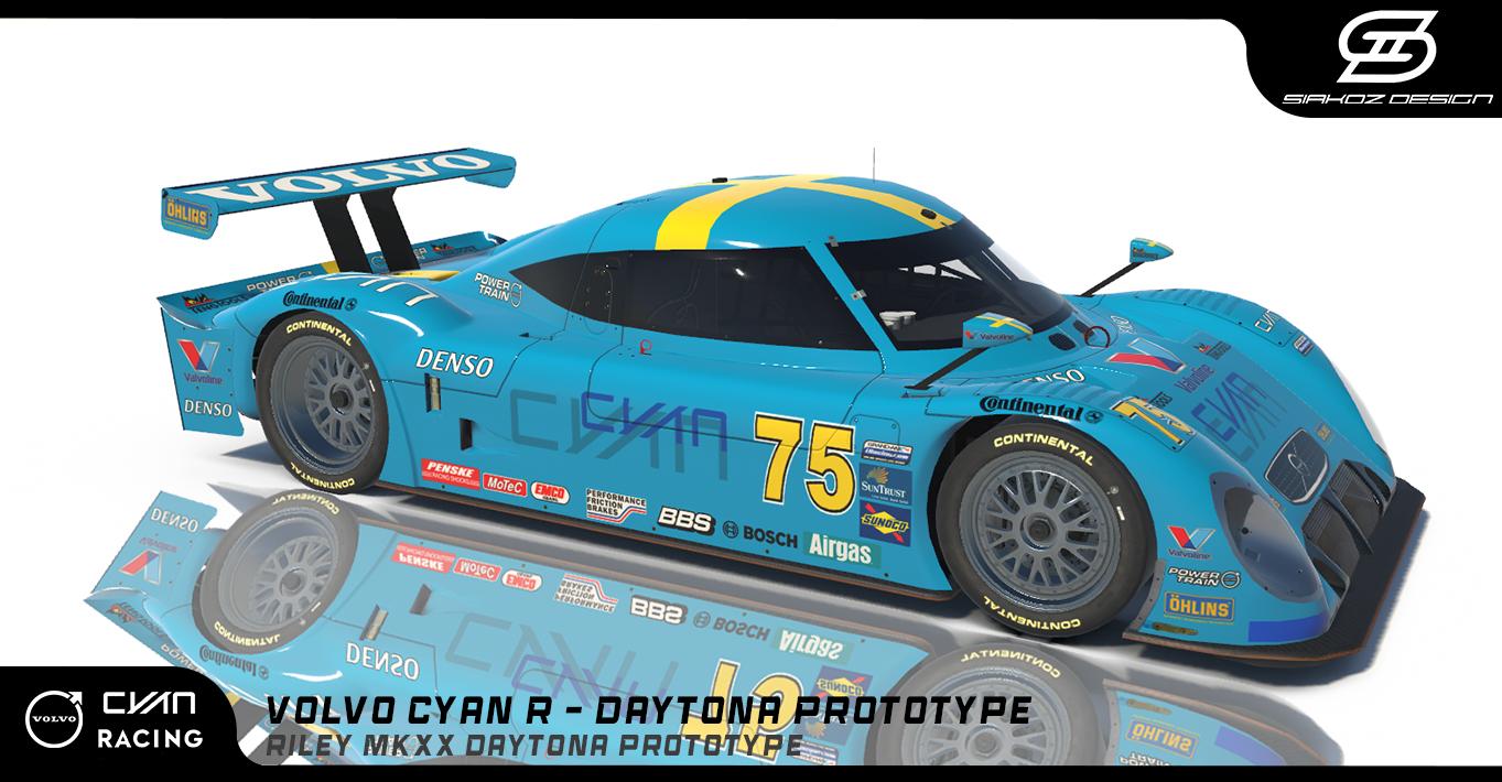 Preview of Volvo Cyan R - Daytona Prototype by Jonas Sjöberg