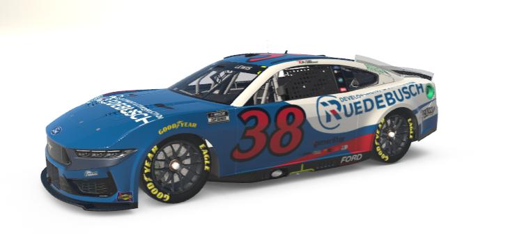 Todd Gilliand #38 Ruedebusch 2025 Concept by Lukas Lewis - Trading Paints