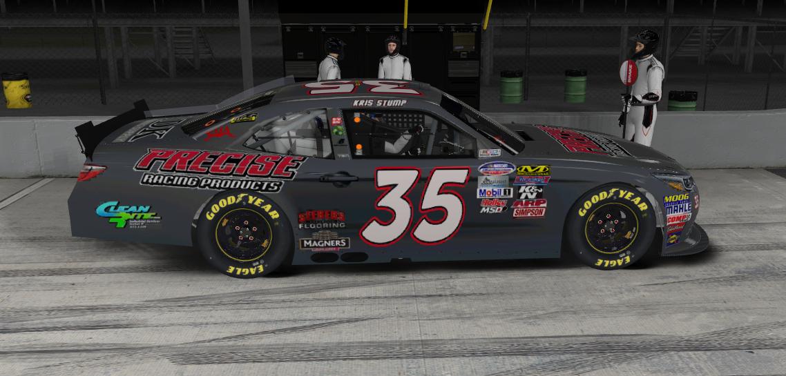 Preview of Kris Stump Precise Racing Products Grey  by Dustin W. Phillips