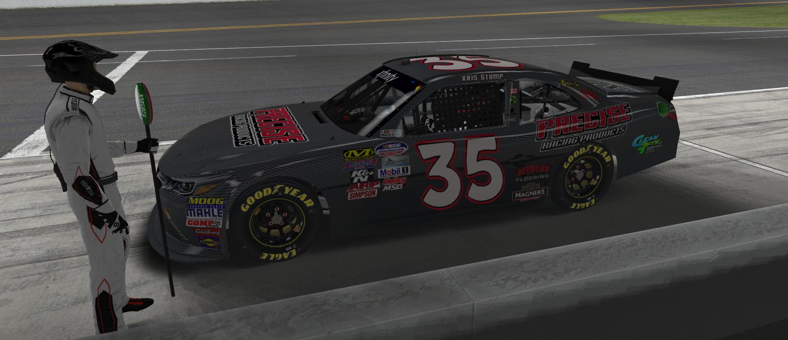 Preview of Kris Stump Precise Racing Products Grey  by Dustin W. Phillips