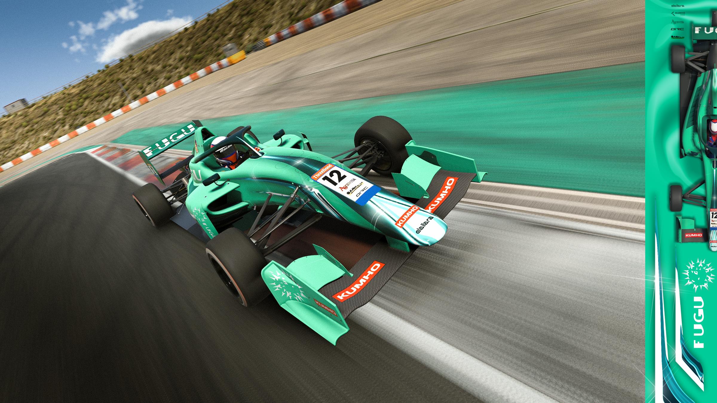 Preview of LOVE from FUGU, Caribbean Green & Aqua Airbrush Style Livery for SFLs by Joshua S.