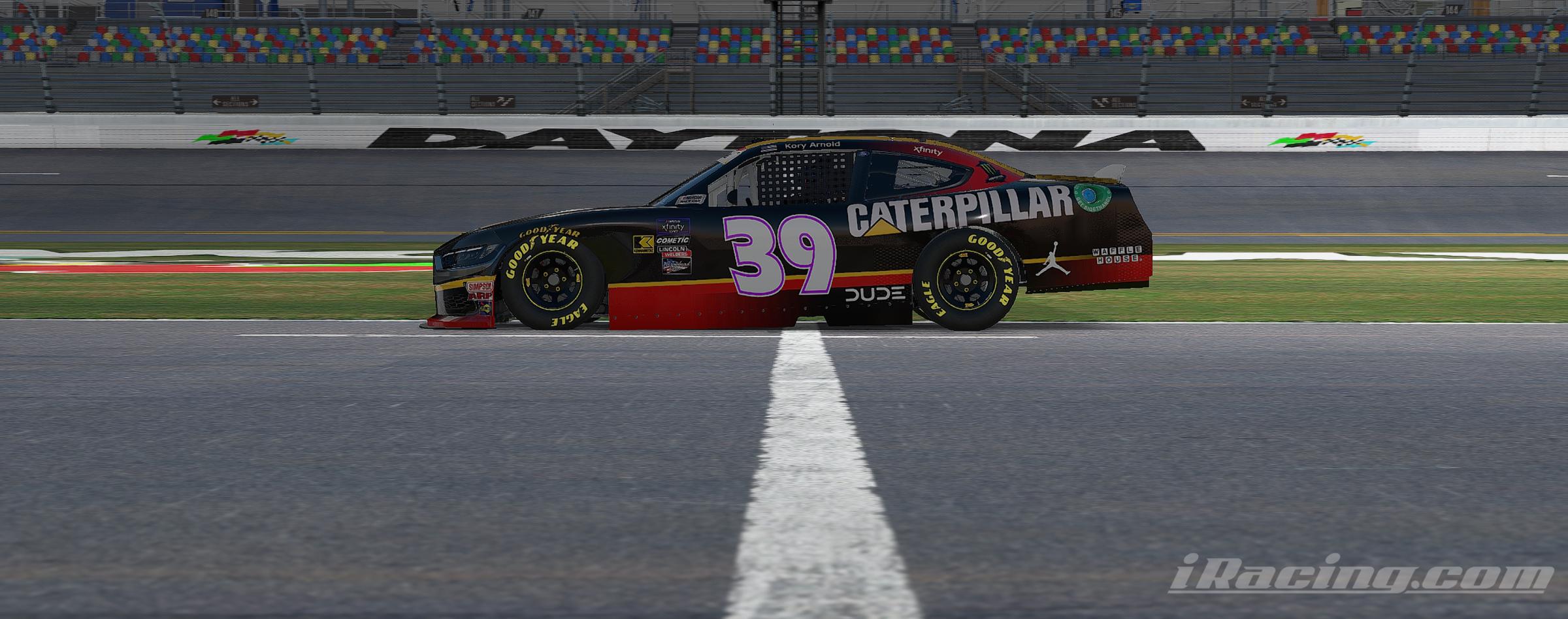 Preview of Caterpillar Xfinity Ford Mustang for Kory by Jackson Connell