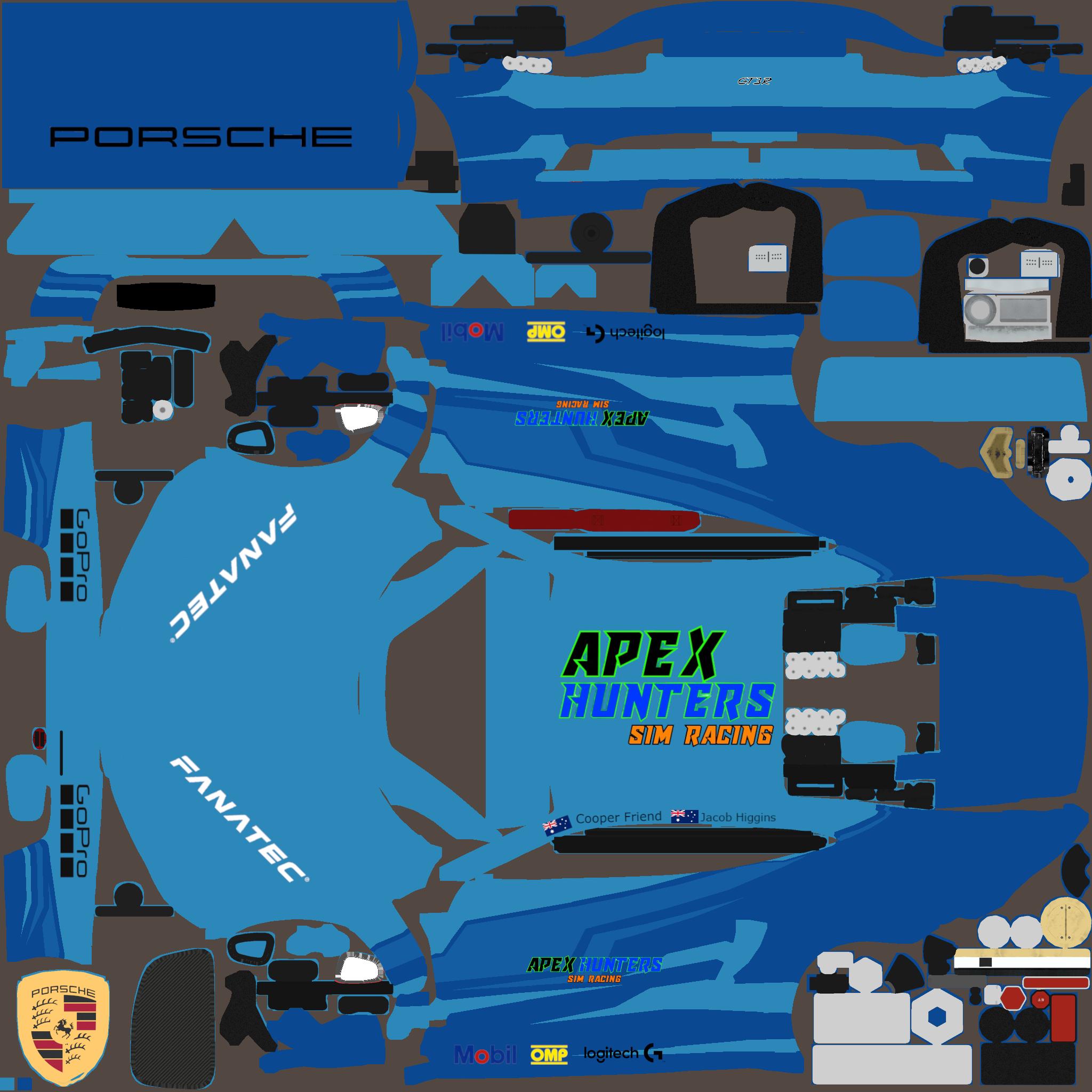 Preview of Porsche 992r GT3 Apex Hunters Paint by Brodyn Friend