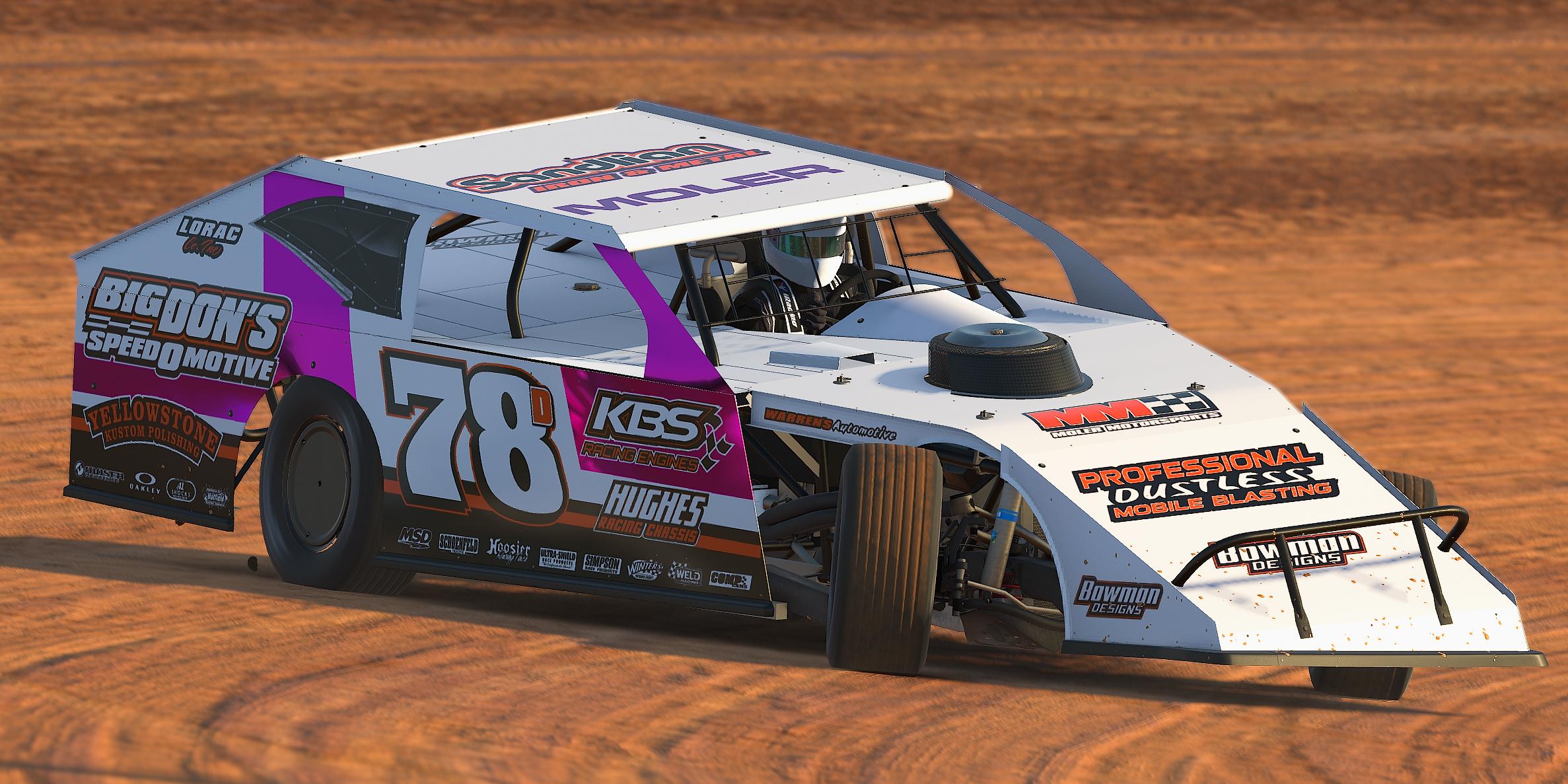 D. Moler Dirt UMP Modified: Bowman Designs by Tyler Bowman4 - Trading ...