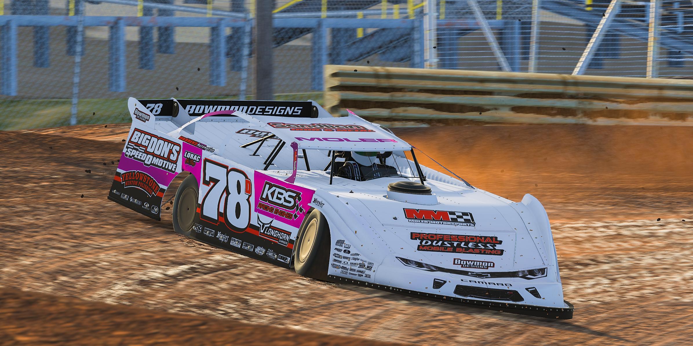 D. Moler Dirt Late Model: Bowman Design by Tyler Bowman4 - Trading Paints